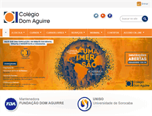 Tablet Screenshot of domaguirre.com.br